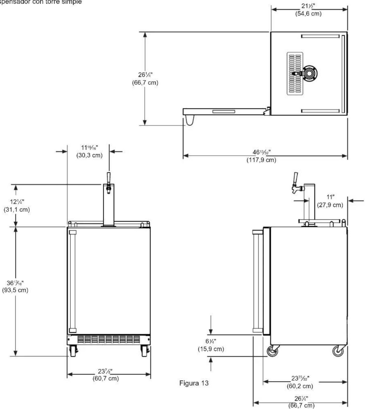 Marvel MO24BTS2RS - DIMENSIONES DEL PRODUCTO MO24BS Y MO24BT - 3