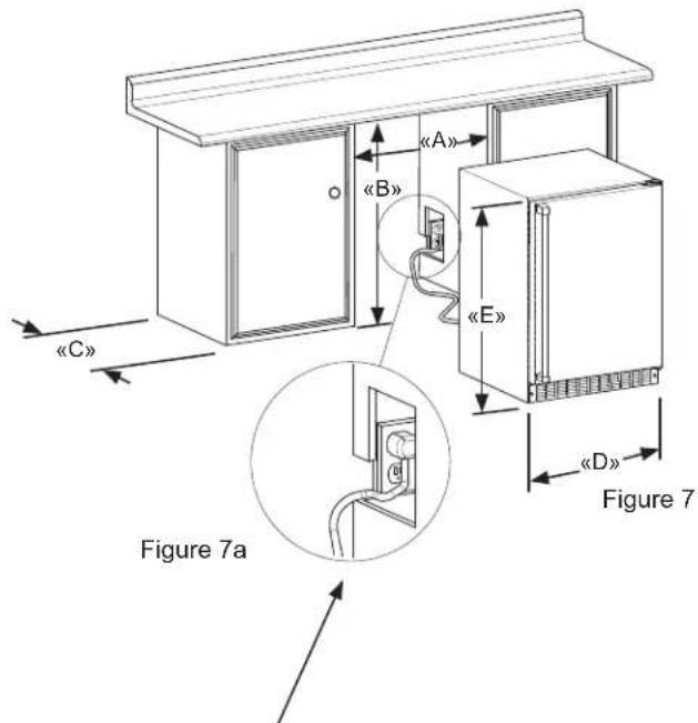 Marvel MO24BTS2RS - DIMENSIONS DU PRODUIT MO24BN - 1