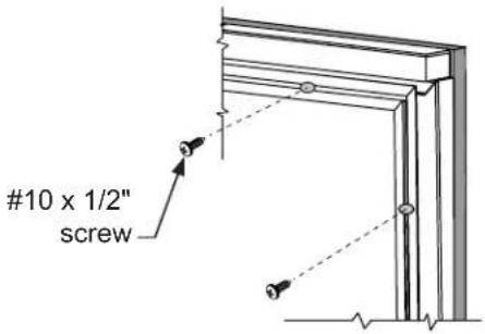 #10 x 1/2" screw