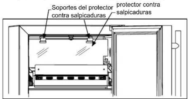 Soportes del protector contra salpicaduras protector contra salpicaduras