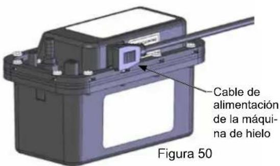 Cable de alimentación de la máquina de hielo Figura 50