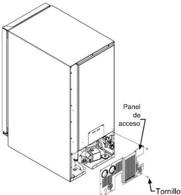 Panel de acceso Tornillo