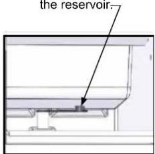 the reservoir.