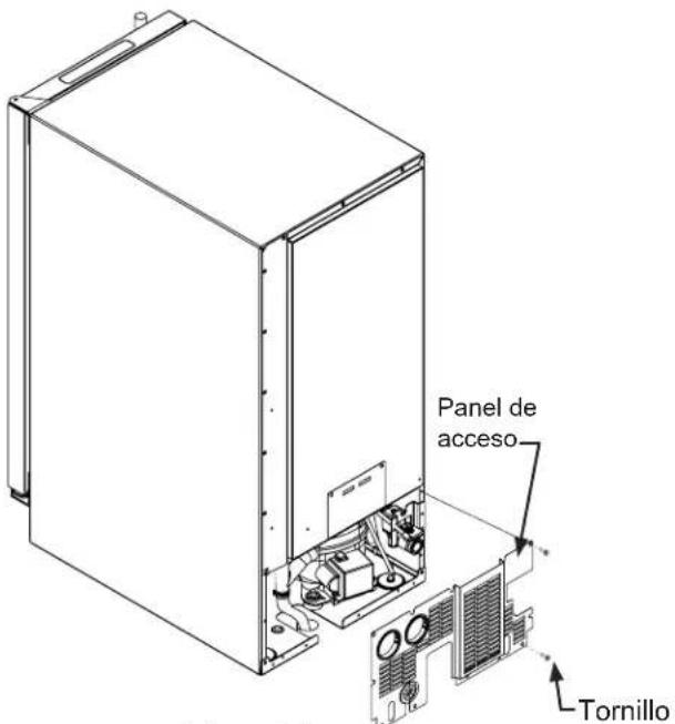 Panel de acceso Tornillo