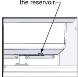 the reservoir.