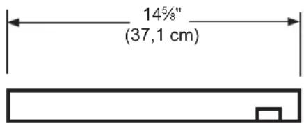 145/8" (37,1 cm)