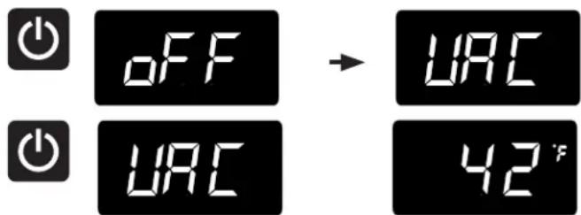 OFF UAC UAC 42°F