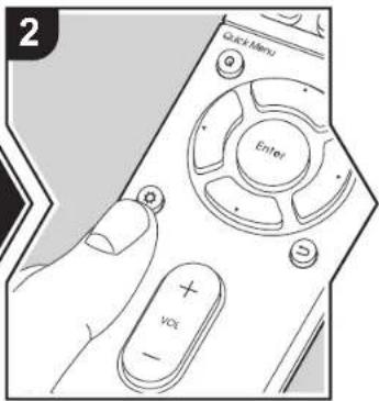 2 Quick Menu Enter + VOL - -
