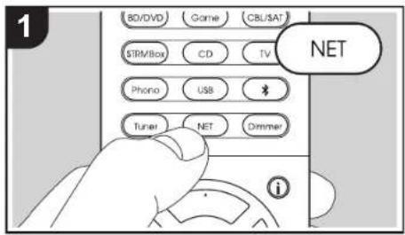 80/DVD Game CBL/SAT BTIM/Box CD TV Phono USB * Tuner NET Dimmer NET