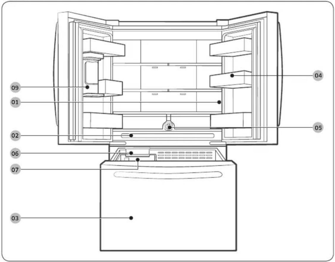 SAMSUNG RF28T5001SR - Installation - 1
