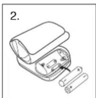 Walgreens WGNBPW-910A - INSTALLING BATTERIES - 2