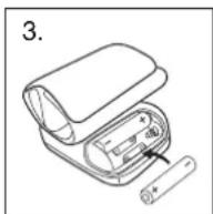 Walgreens WGNBPW-910A - INSTALLING BATTERIES - 3