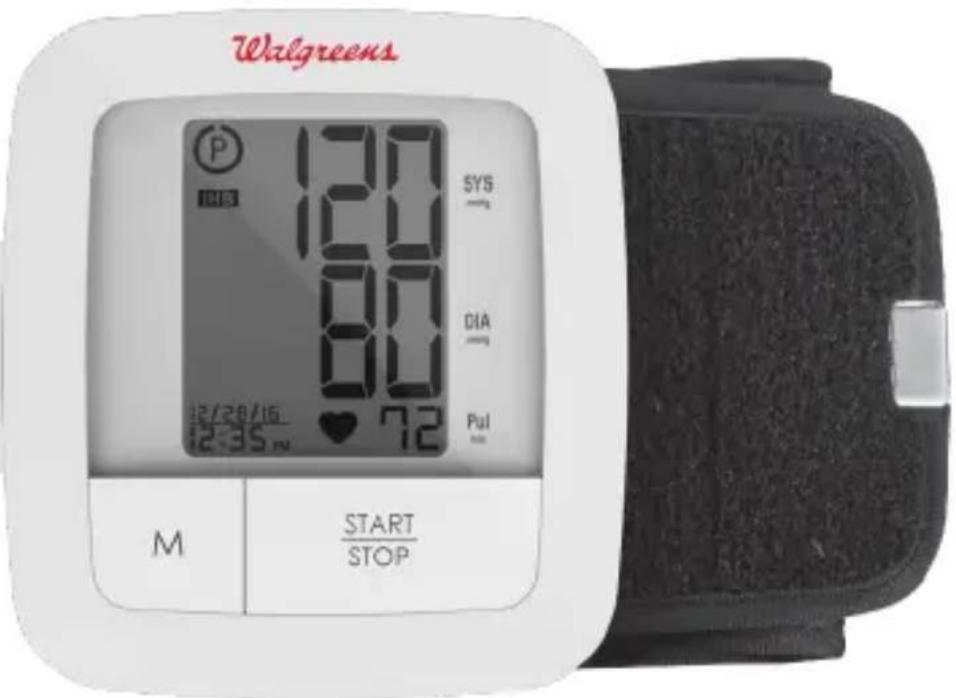 Walgreens P 12:00 12:00 12/28/15 12:35 PM M START STOP SYS DIA Pul