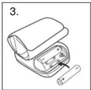 Walgreens WGNBPW-520 - INSTALLING BATTERIES - 3