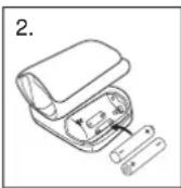 Walgreens WGNBPW-920 - INSTALLING BATTERIES - 2