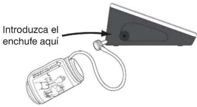 Introduzca el enchufe aquí