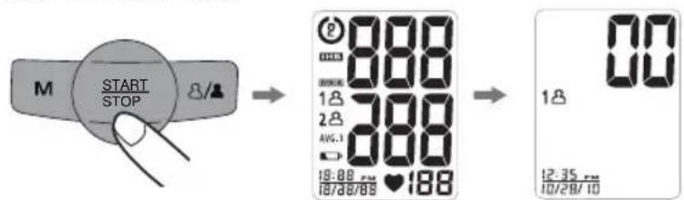 M START /STOP 8/▲ 000 1.8 2.8 AVG.1 18:88 500 18/28/89 ♥ 188 00 1.8 12:35 PM 10/28/10