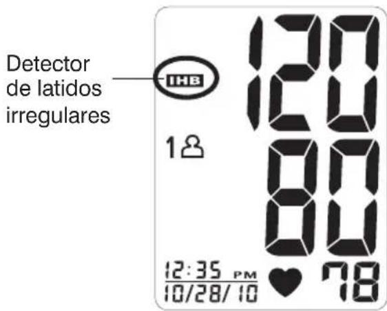 Detector de latidos irregulares 1HB 12:35 PM 10/28/10 120 120 80 80 78