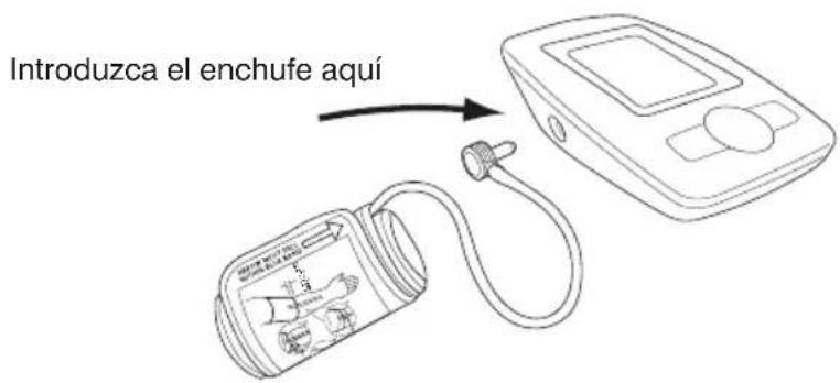 Introduzca el enchufe aquí