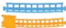 ThinkFun Roller Coaster Challenge - Includes: TRACK PIECE GEOMETRY: - 11