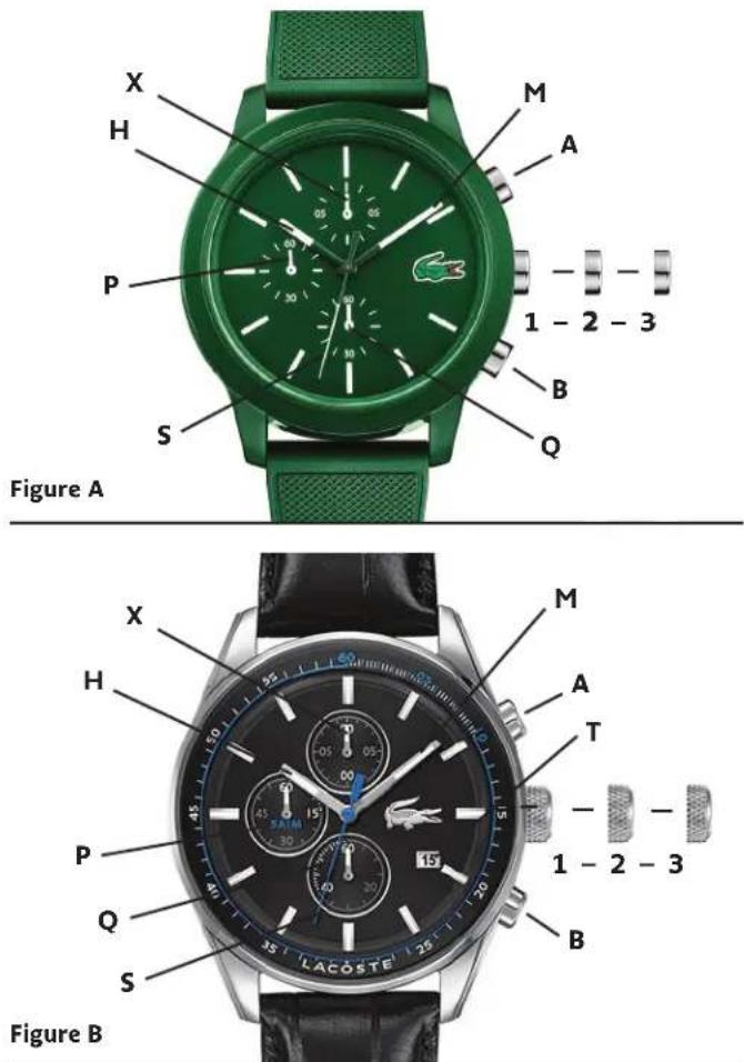 Lacoste 12.12 2010765 - ANALOG CHRONOGRAPHS-TYPE B - 1