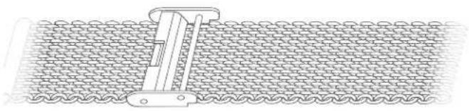 Lacoste 12.12 2010765 - MESH BRACELET SLIDING CLASP - 1