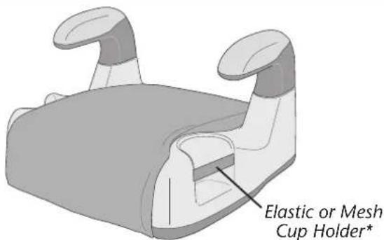 Elastic or Mesh Cup Holder*