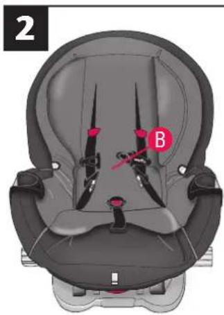 Evenflo Triumph - Installing the Seat Pad - 2