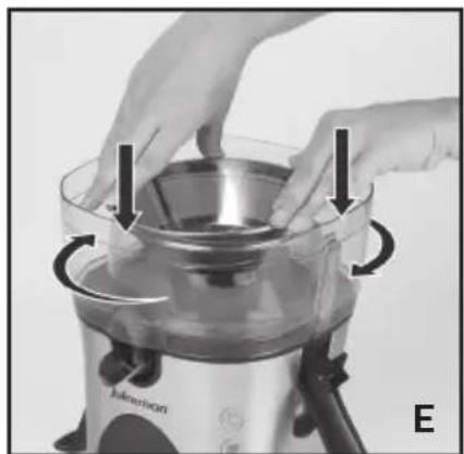 JUICEMAN JM480S - DISASSEMBLING THE JUICE EXTRACTOR - 3