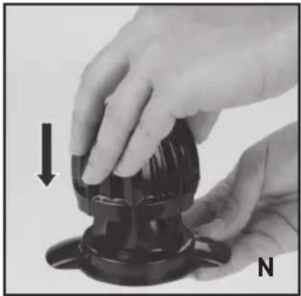 JUICEMAN JM480S - USING THE JUICING CONES - 2