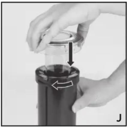 JUICEMAN JM480S - USING THE SMALL AND LARGE FOOD PUSHERS - 2