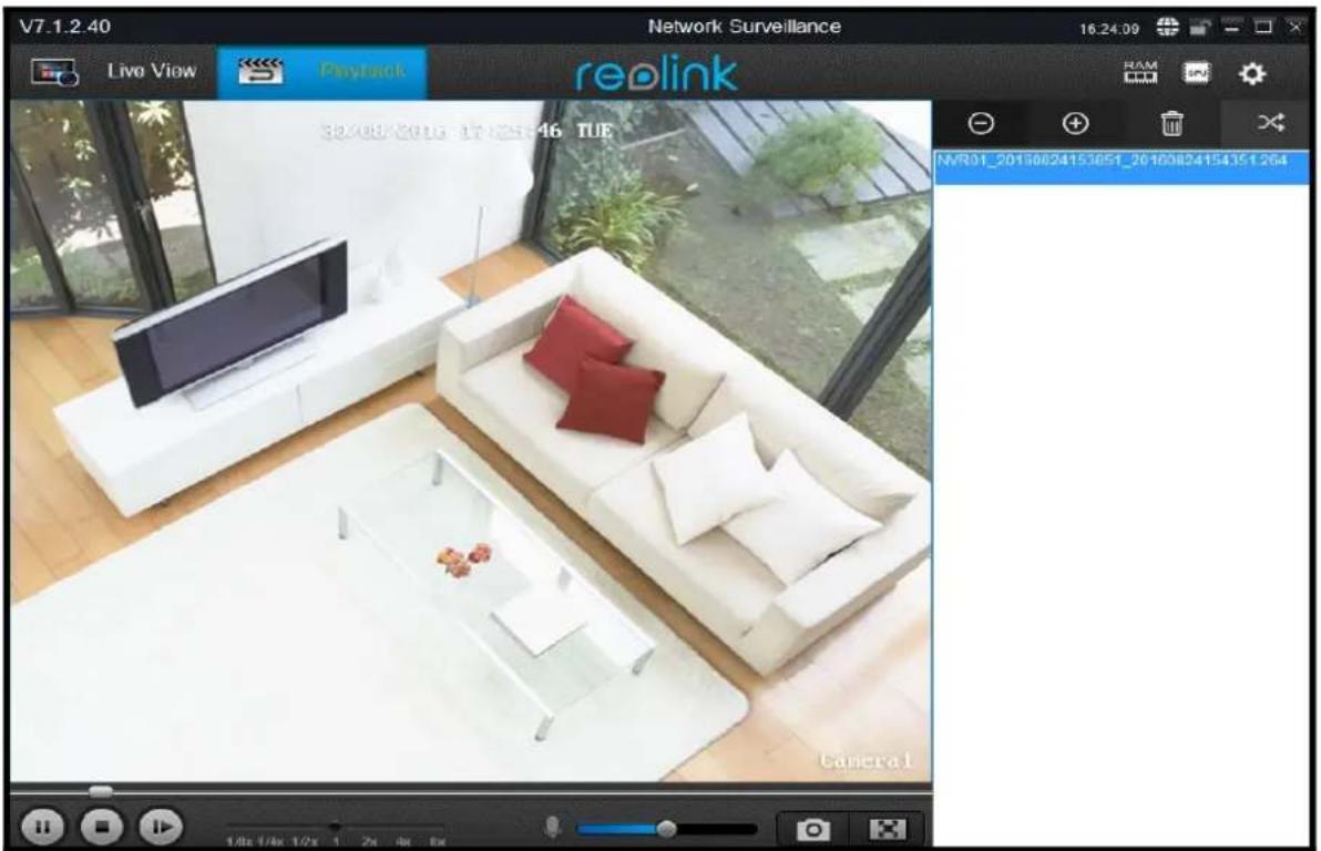 V7.1.2.40 Network Surveillance 16:24:09 Live View Playback reolink 30/08/2016 17:25:46 TUE NVR01_20160824153851_30160824154351264 Cameral