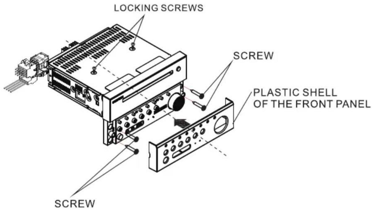 LOCKING SCREWS SCREW PLASTIC SHELL OF THE FRONT PANEL SCREW