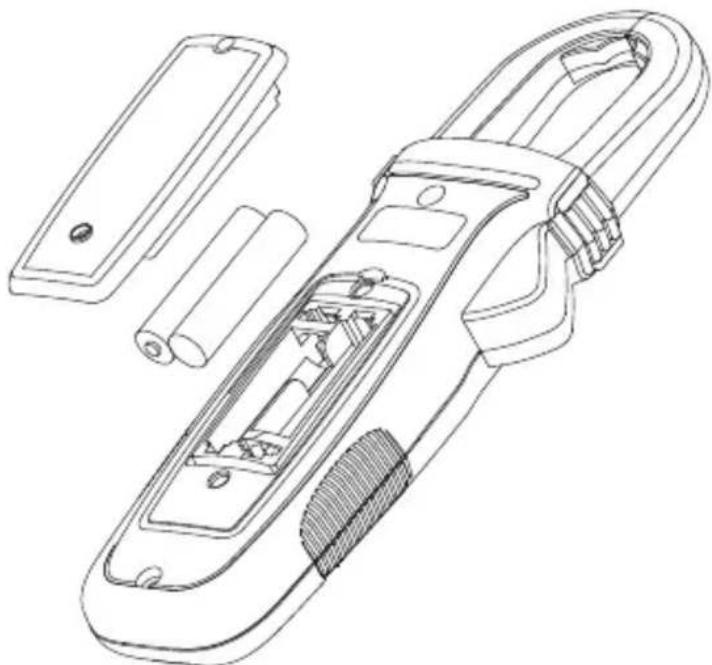 Amprobe AMP-220-EUR - Replacing BATTERY follow below steps: - 1