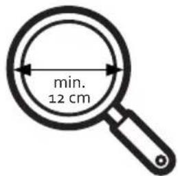 min. 12 cm