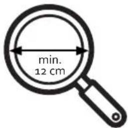 min. 12 cm