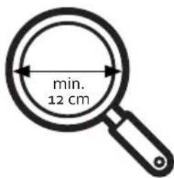 min. 12 cm