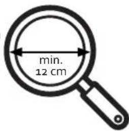 min. 12 cm