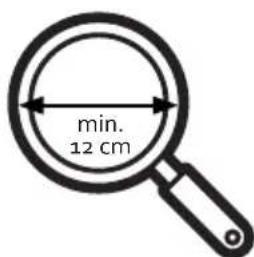 min. 12 cm
