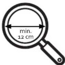 min. 12 cm