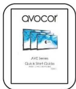avocor AVE Series Quick Start Guide