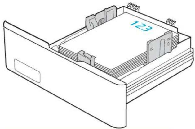 Technical line drawing of a file drawer with a labeled component (no text or symbols beyond the number 123)