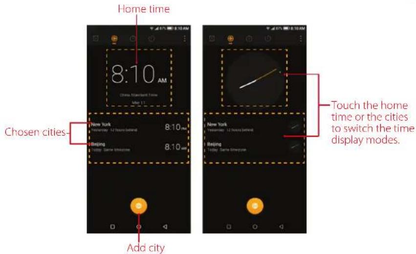 Home time 8:10 AM China Standard Time May 12 Chosen cities New York Tuesday 1/2 Hours Before 8:10 PM Beijing Today Same Time 8:10 AM Add city Touch the home time or the cities to switch the time display modes. New York Tuesday 1/2 Hours Before Beijing Today Same Time