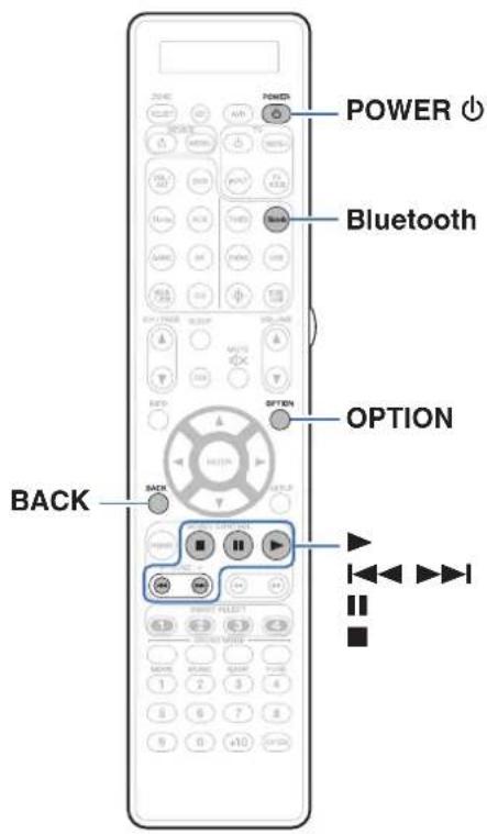 POWER Bluetooth OPTION BACK
