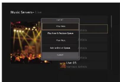 Music Servers- Live Live 05 Play Music Play Power & Texture Queue Play Music, Acts at End of Queue Created Live 05 Various Artists