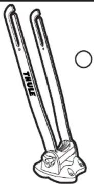 THULE 593 Wheel On - PARTS INCLUDED•PIÈCES INCLUDES•PIEZAS INCLUIDAS - 4