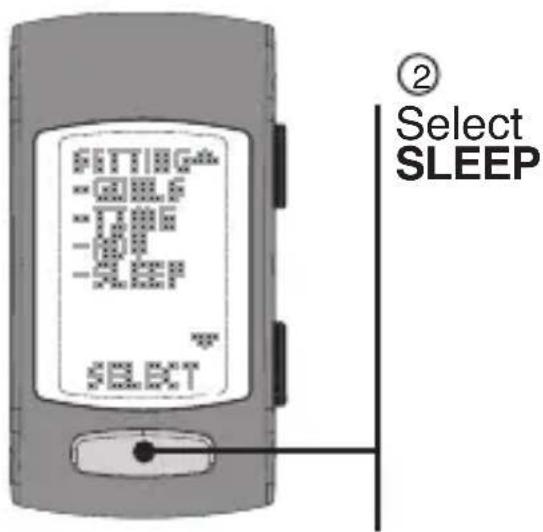 SETTING SELECT SLEEP