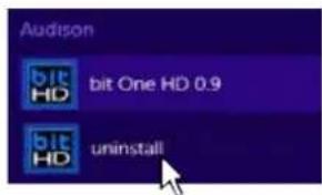 Audison bit HD bit One HD 0.9 bit HD uninstall