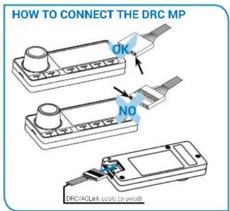 HOW TO CONNECT THE DRC MP OK NO DRC/ACLink cable (showed)