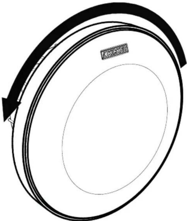 KICKER Q-Class 41QSS654 - GRILLE MOUNTING - 2